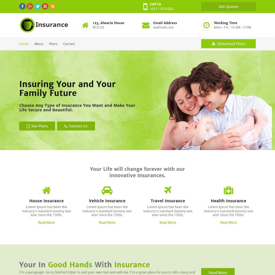 Insurance | Build A Website Ireland